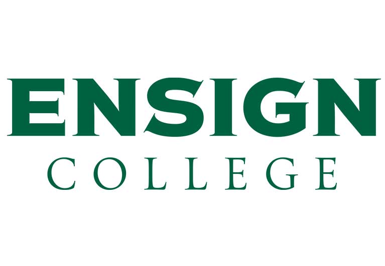 Ensign college logo